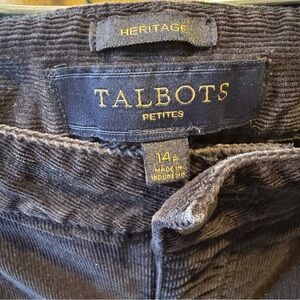 Talbots Heritage Corduroy Pants - Dark Navy Bootcut - 14P